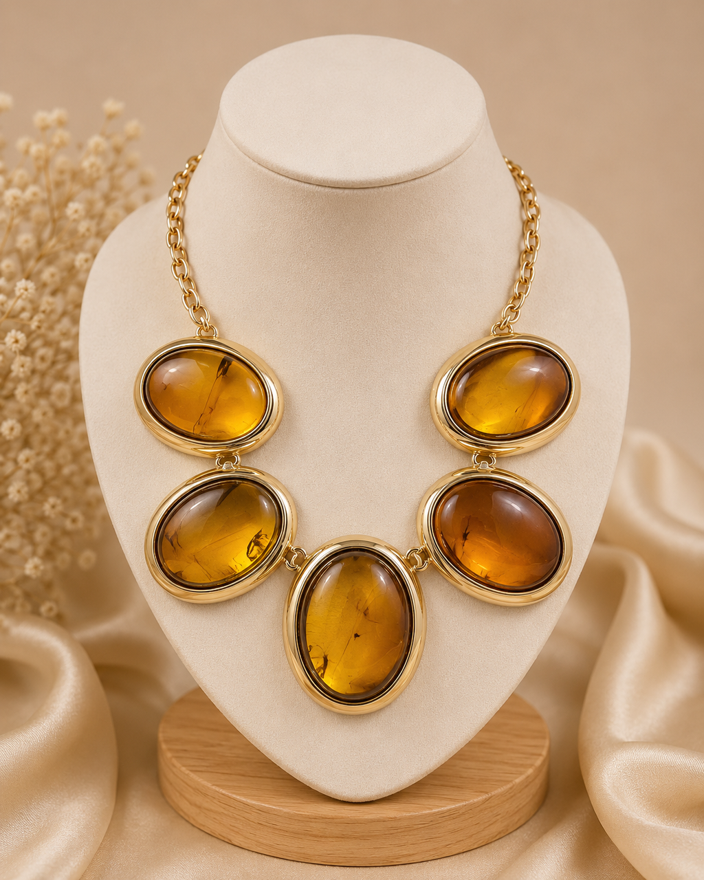 Copper & Stones Necklace