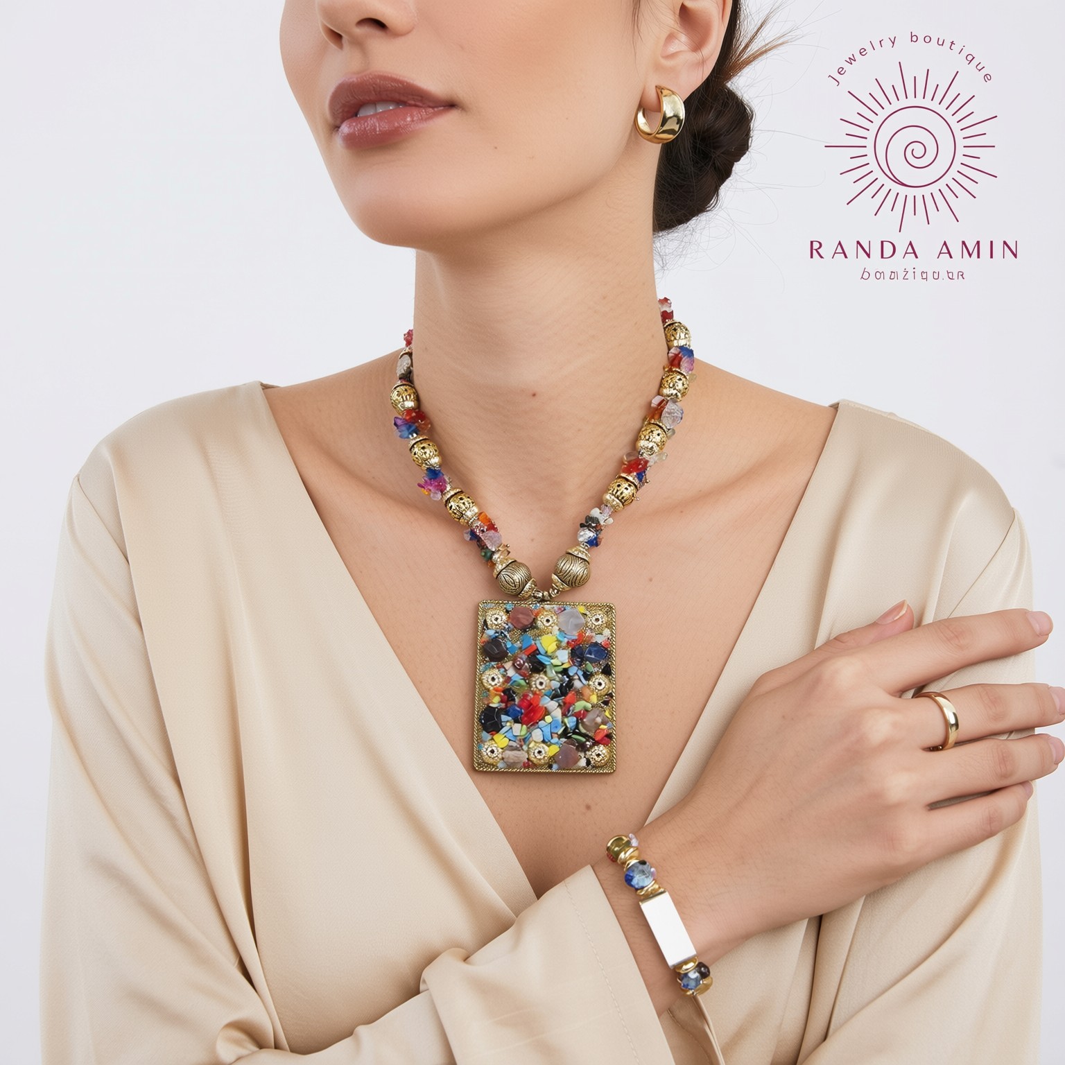 Indian Beaded Necklace