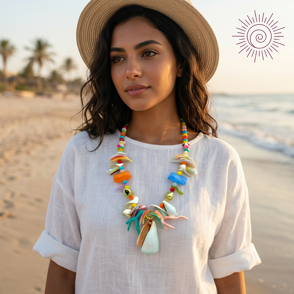 Colorful Seashells Necklace