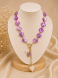 Seashell Purple Necklace