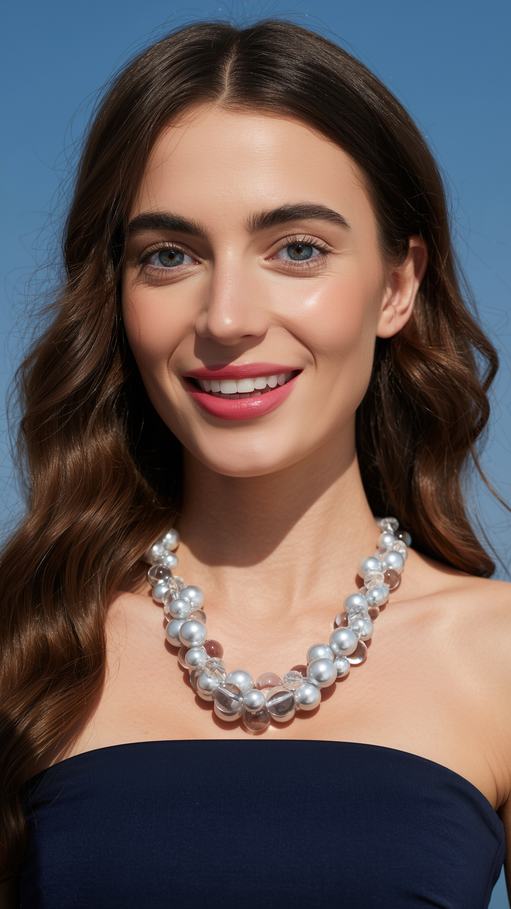 Silver Pearls Necklace (Oringinal Marks & Spencer)