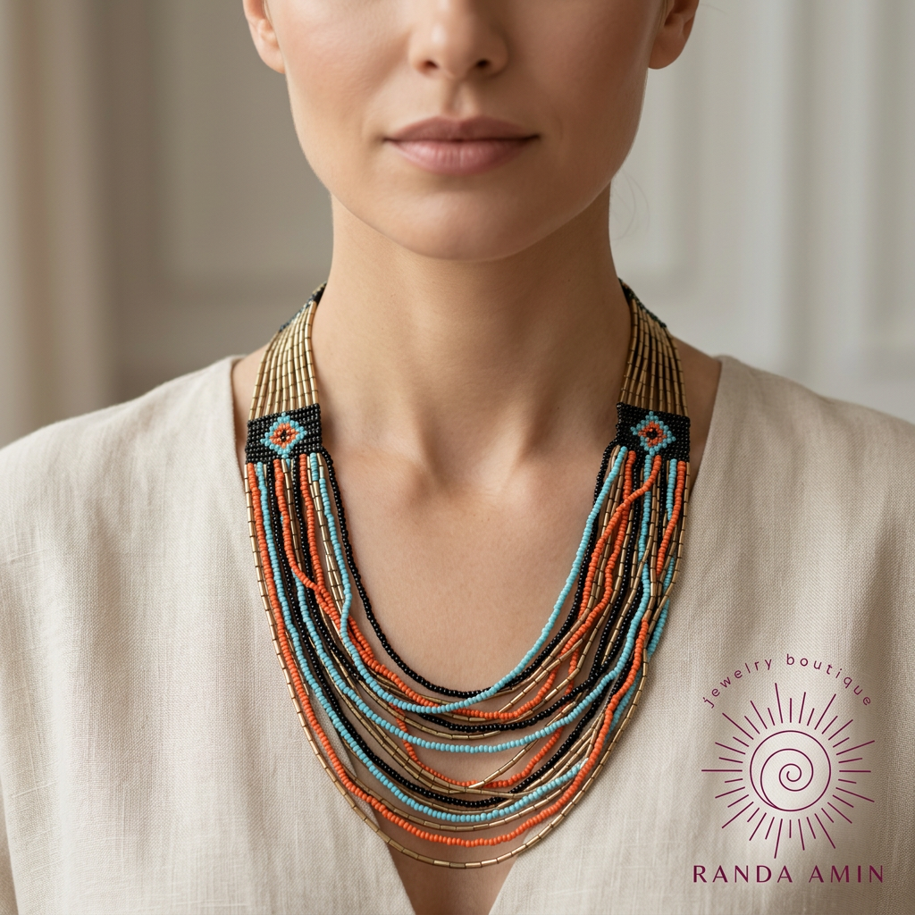 Indian Beaded Necklace