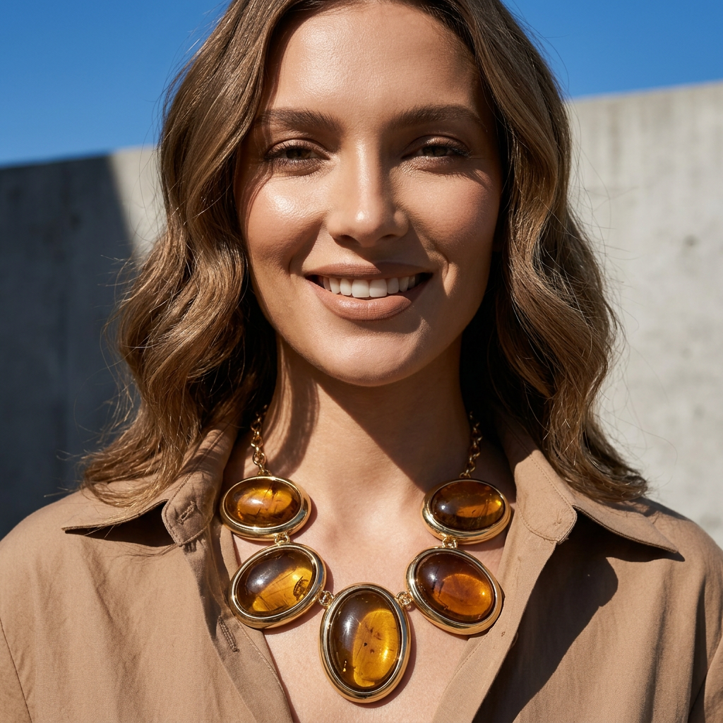 Copper & Stones Necklace