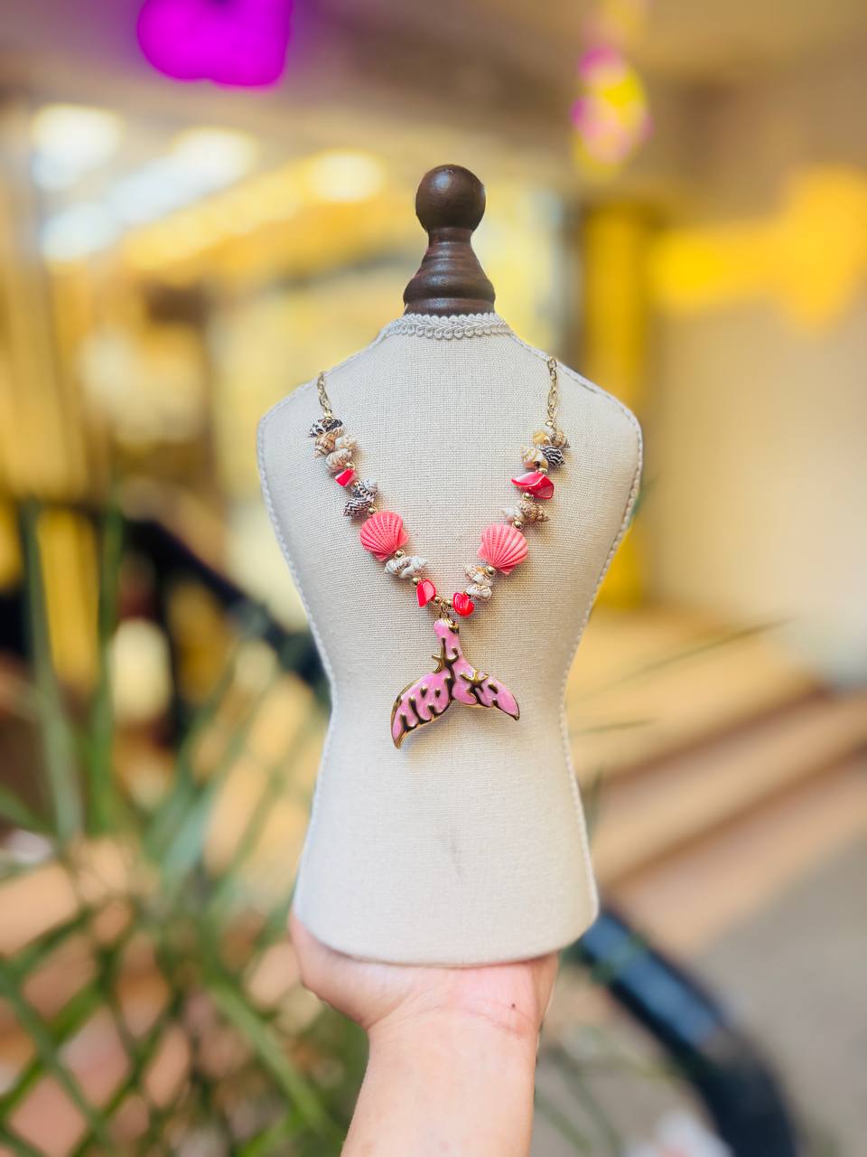 Pink Mermaid Necklace