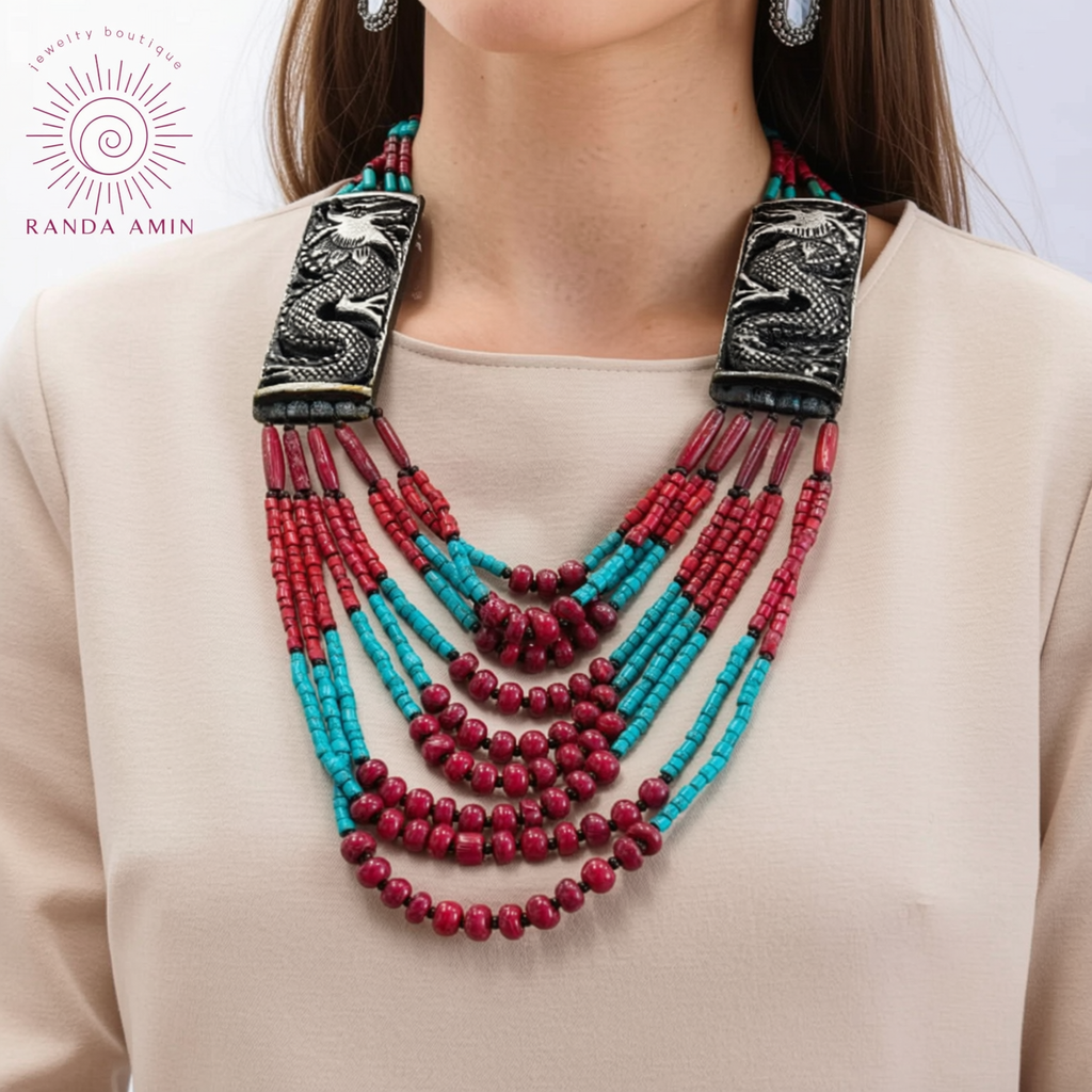 Indian Beaded Necklace