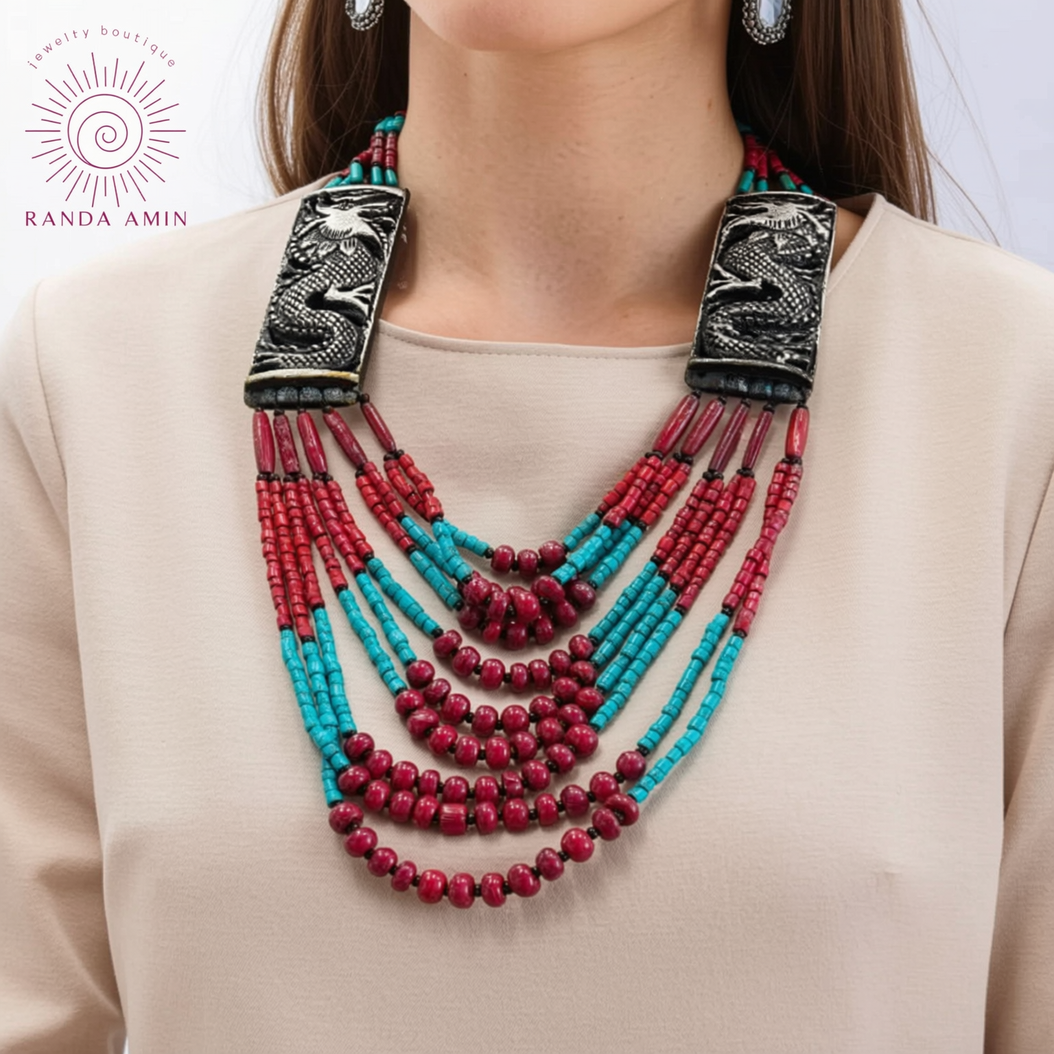 Indian Beaded Necklace