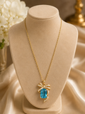 Blue Crystal Necklace