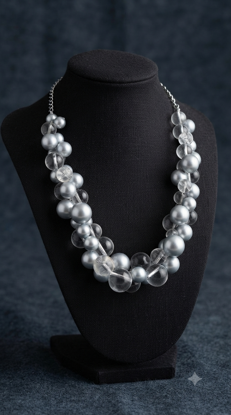 Silver Pearls Necklace (Oringinal Marks & Spencer)