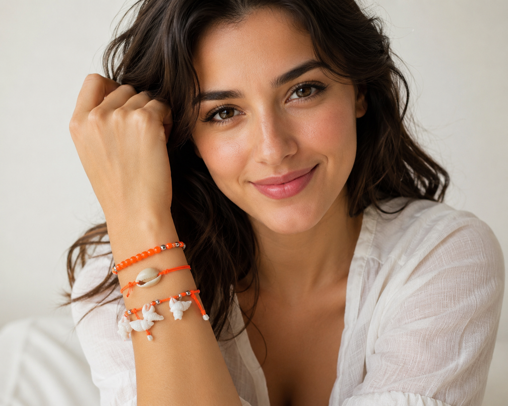 Bright Orange Bracelets