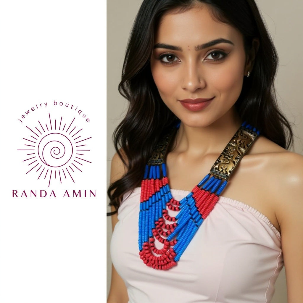 Indian Beaded Necklace