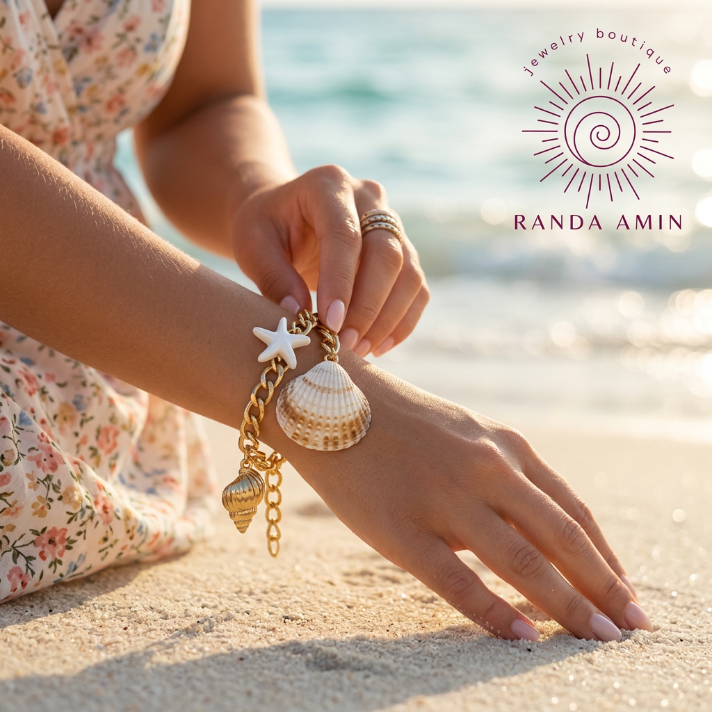 Gold Plated Seashell Bracelet
