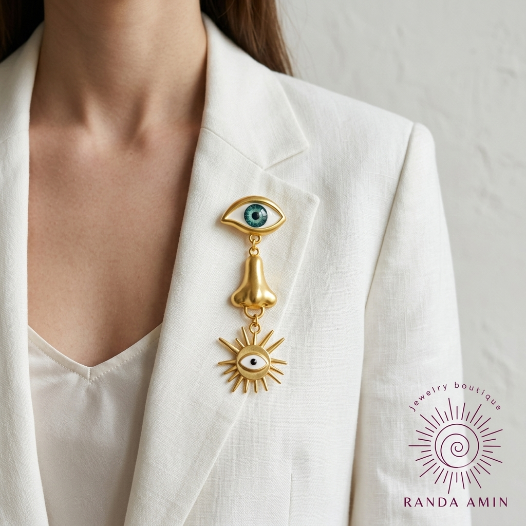 Gold Plated Broche