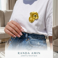 Gold Plated Broche