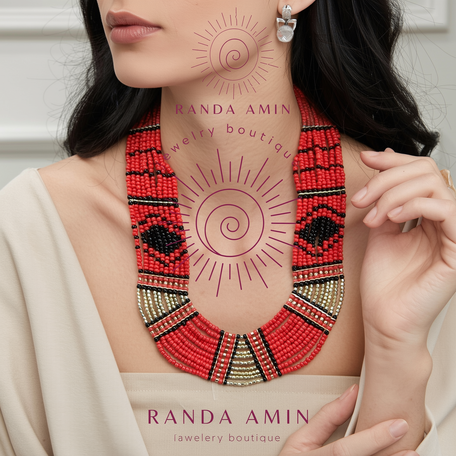 Indian Beaded Necklace