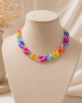 Colorful Chains Chocker Necklace