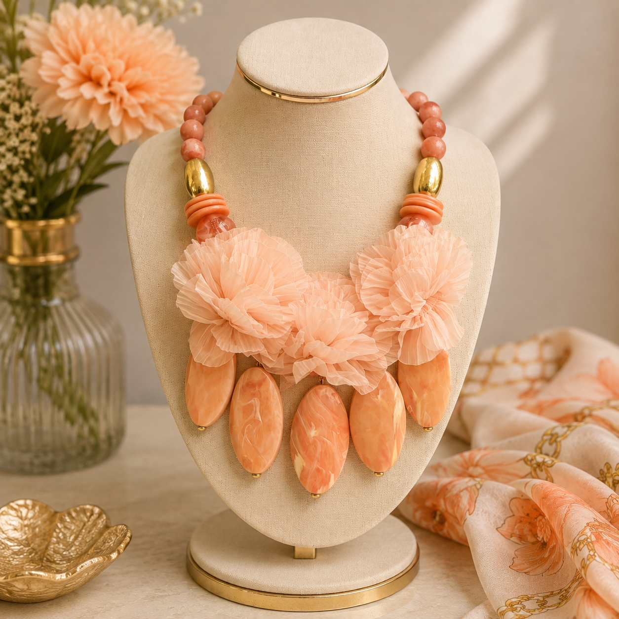 Simon Flowers Necklace