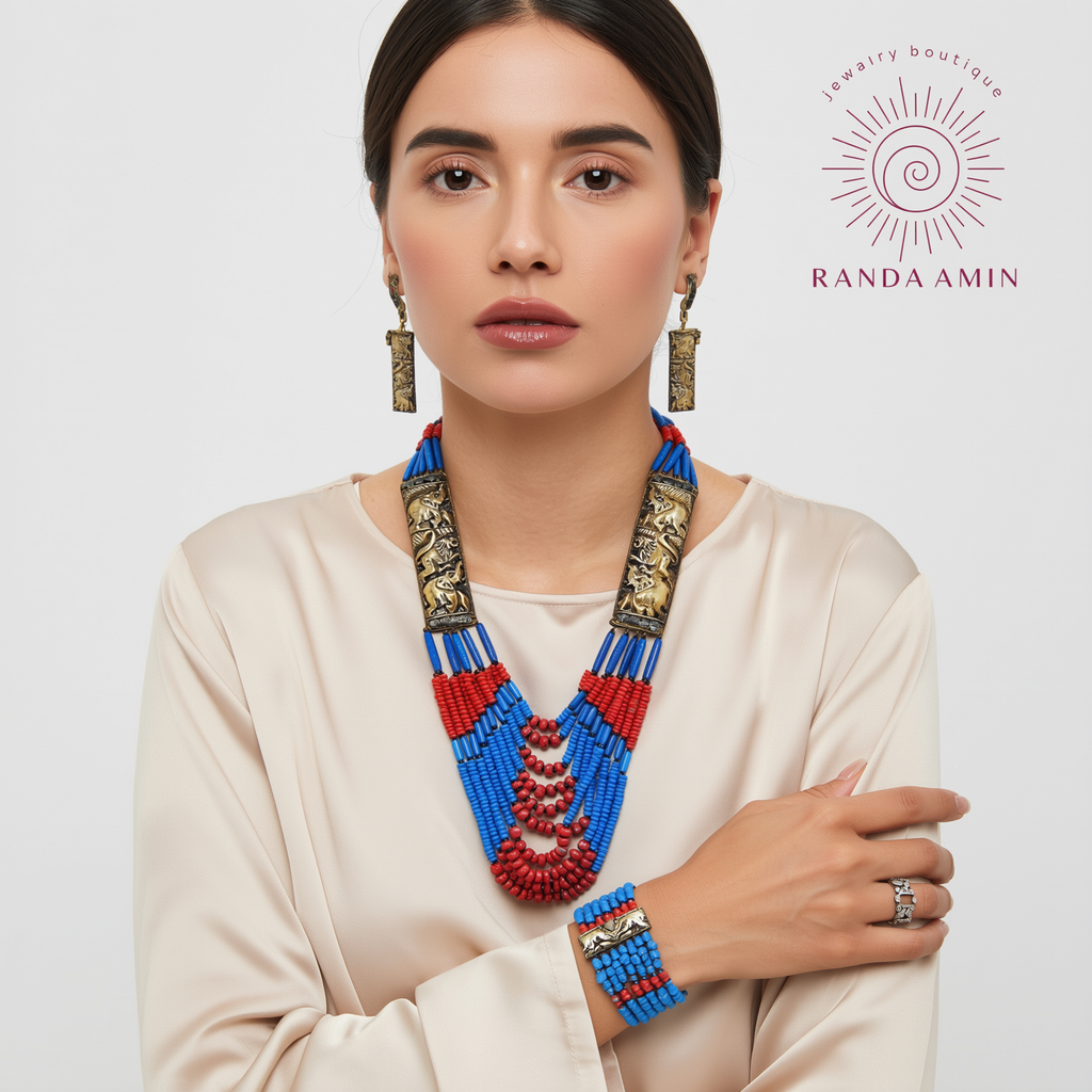 Indian Beaded Necklace
