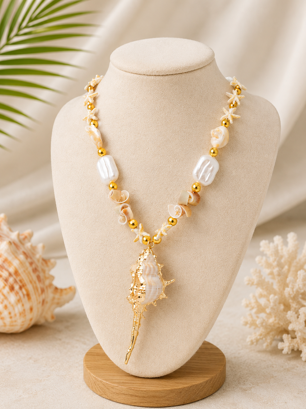 Natural Seashell Necklace
