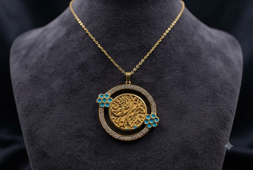 Gold Plated Circle Necklace