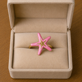 Pink Starfish Ring