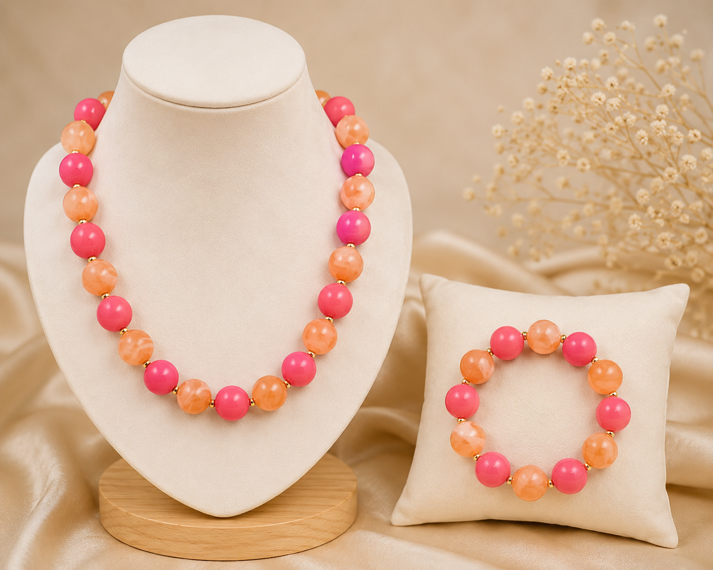 Pink & Peach Set