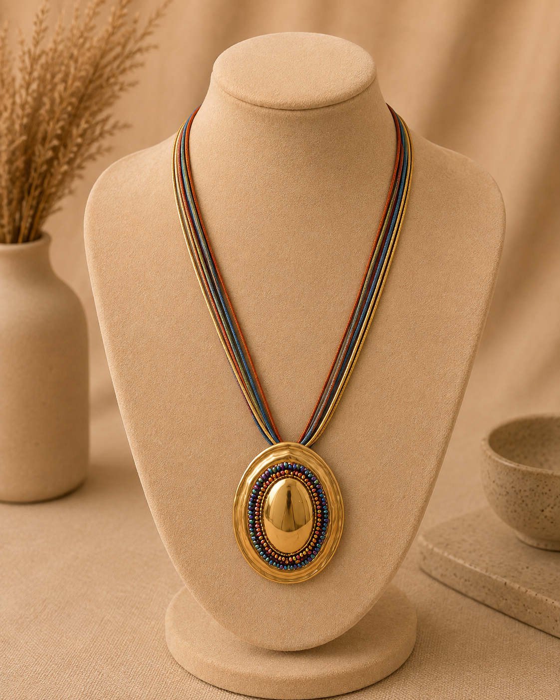 Stainless Steel Gold Plated Necklace