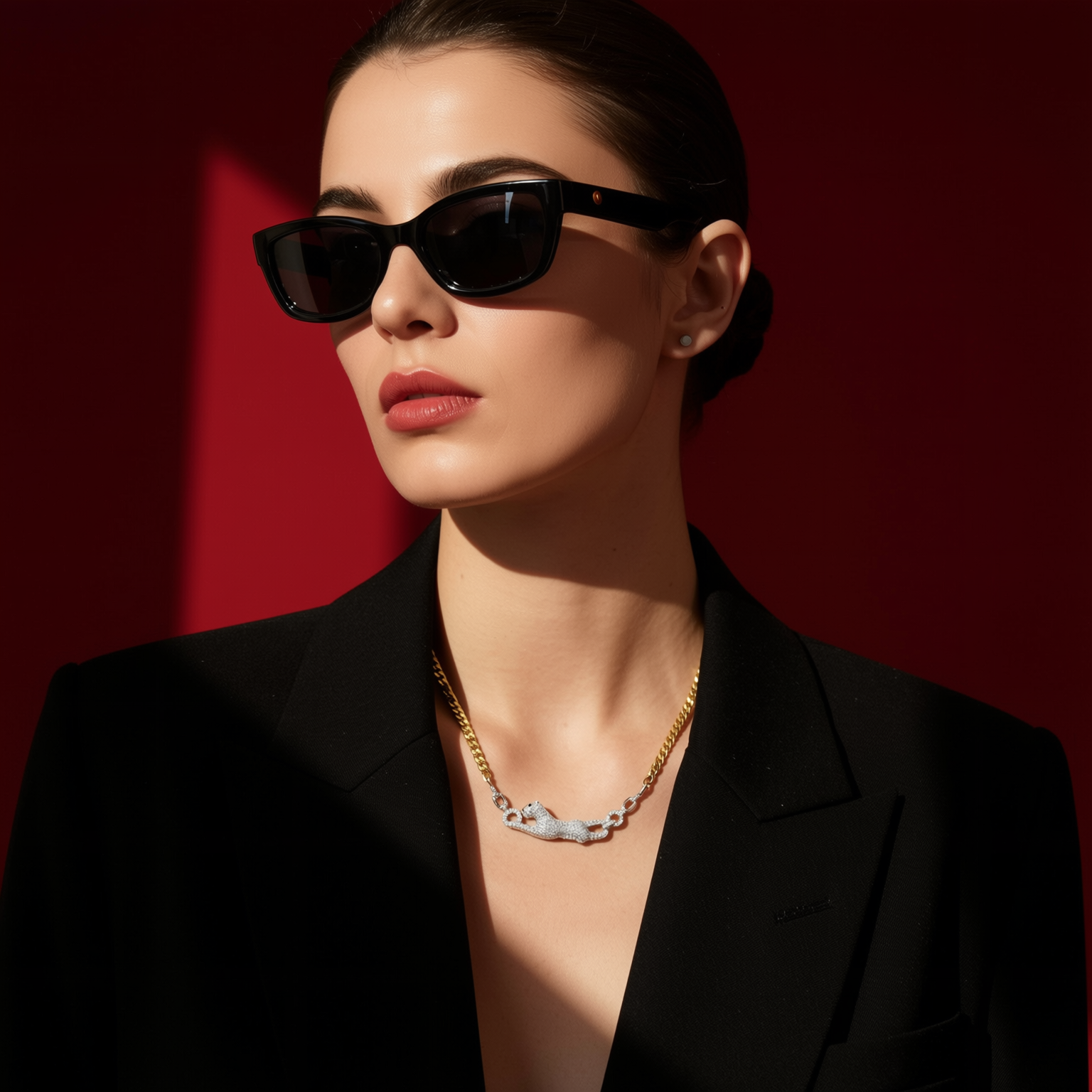 Leopard Gold Plated Necklace